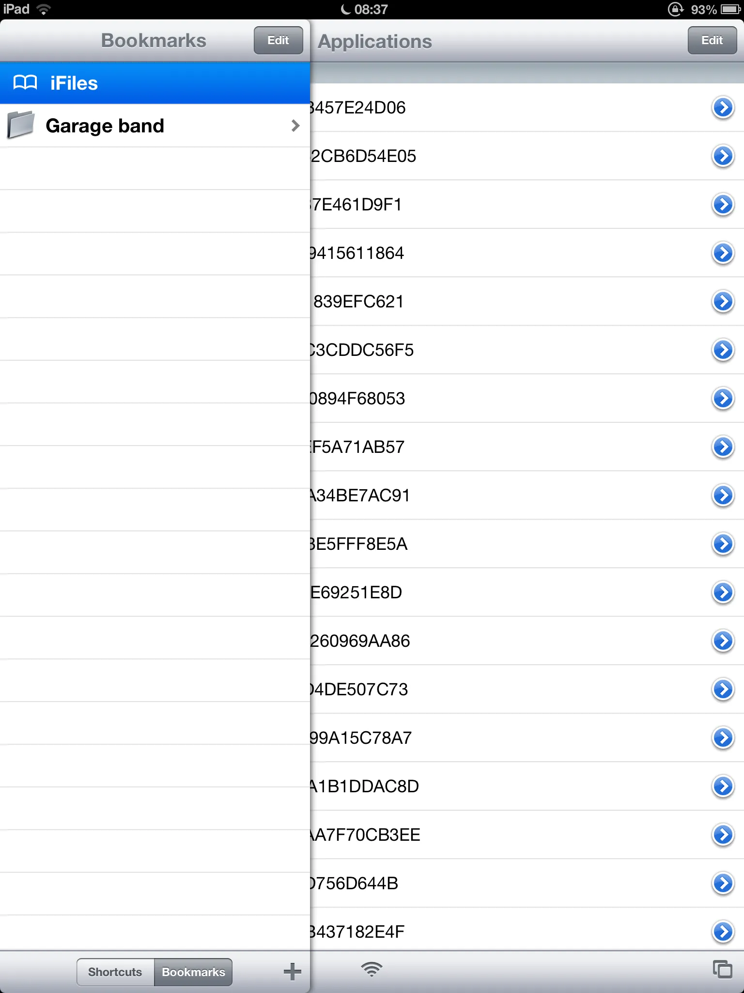 But the unregistered iFile still comes handy to transfer files to a user app I've found, that is called iFiles (notice the "s").